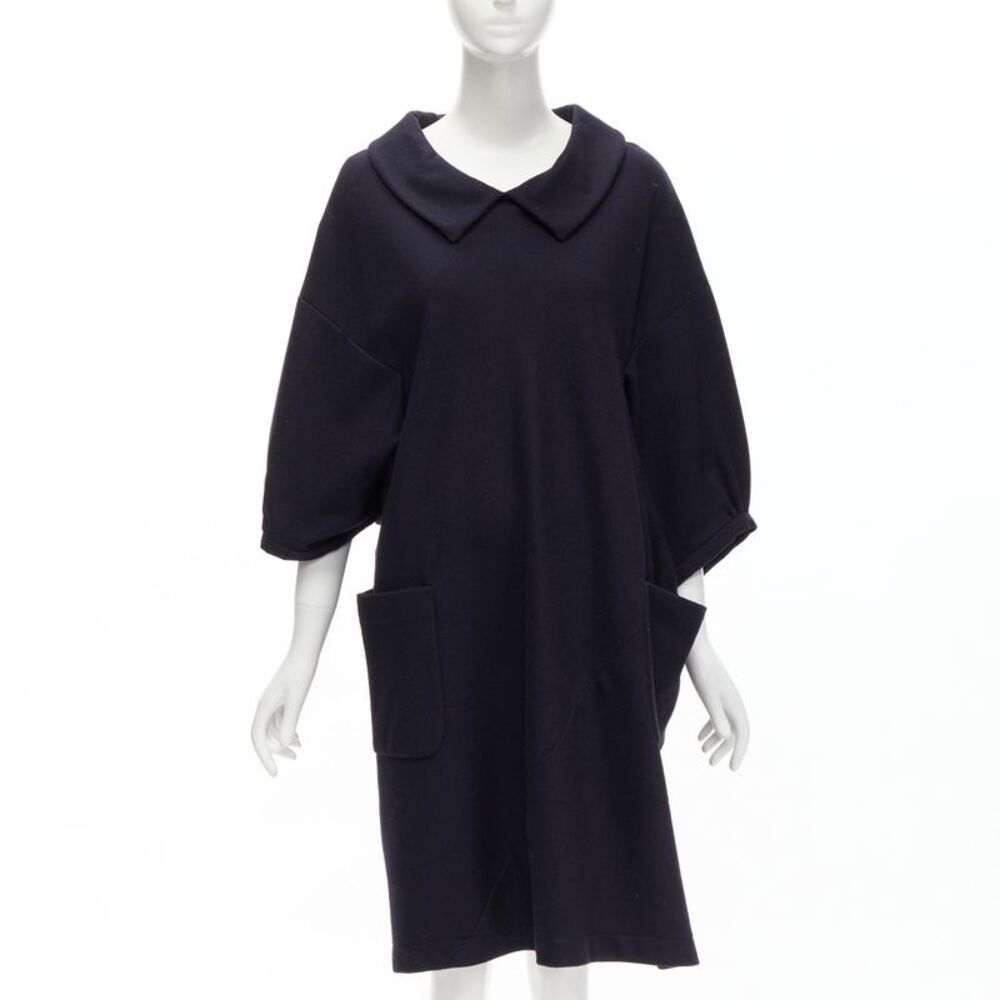 Comme Des Garcons 2013 Wool Boxy Dress